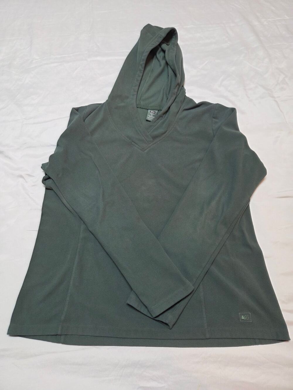 REI Hooded Long-Sleeve Top - Slate Green